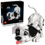 LEGO Disney 43269: cachorro dálmata articulado sentado con manchas personalizadas