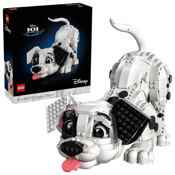 LEGO Disney 43269: cachorro dálmata articulado sentado con manchas personalizadas