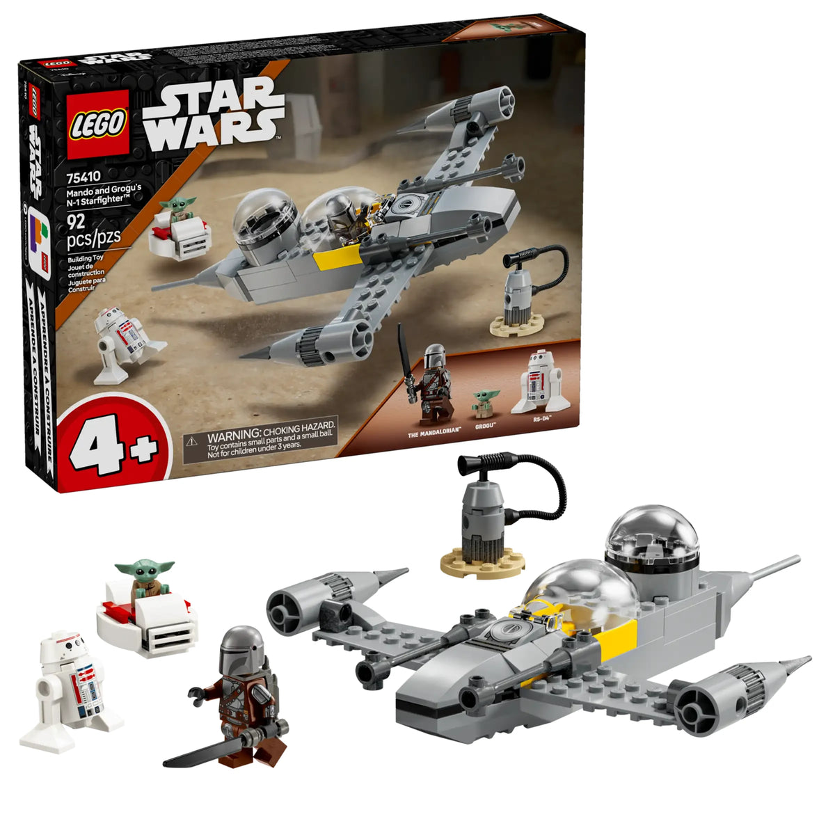 LEGO Caza Estelar N-1 de Mando y Grogu (75410)