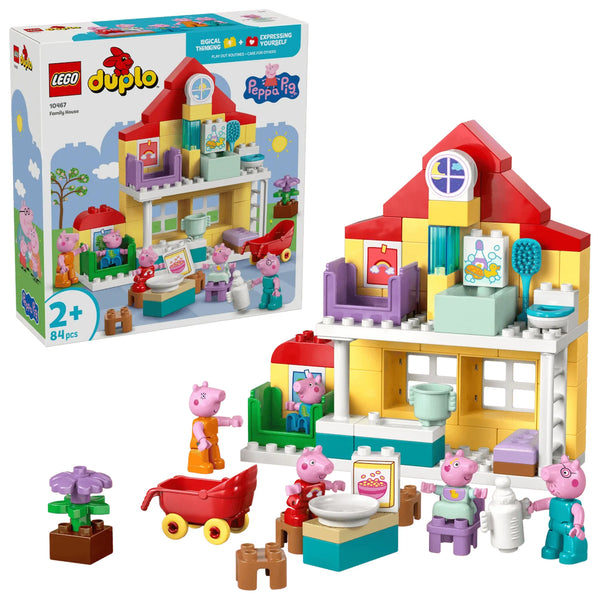 Set LEGO 10467 Peppa Pig con caja producto 84 piezas
