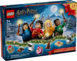 LEGO Harry Potter Calendario de Adviento 2025 76456 caja mostrando Harry, Cho Chang, Draco, Luna con jerséis navideños y 24 sorpresas mágicas de Hogwarts
