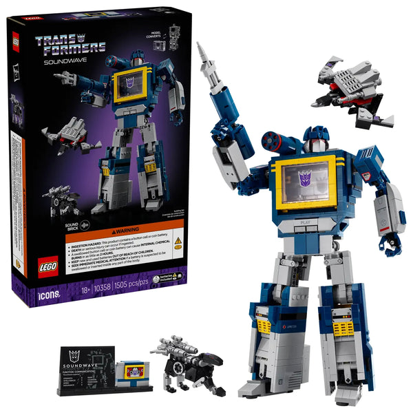 LEGO Icons Transformers Soundwave (10358)