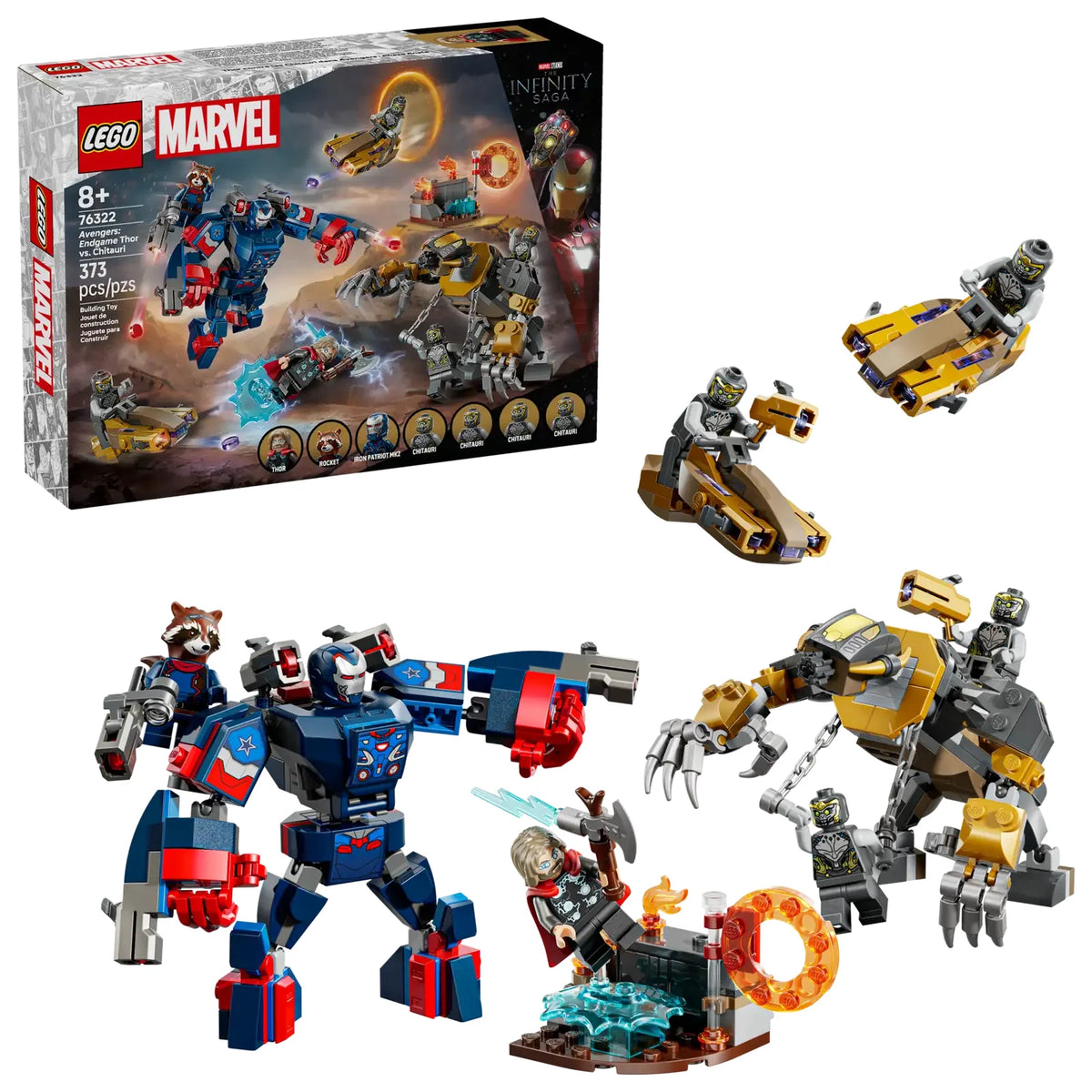 LEGO Marvel Thor de Vengadores Endgame vs. Chitauri (76322)