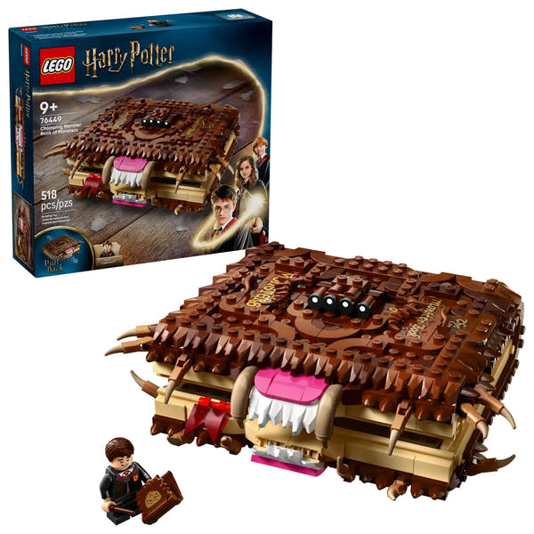 LEGO Harry Potter 76449: Monstruoso Libro de los Monstruos Mordedor con minifigura de Neville