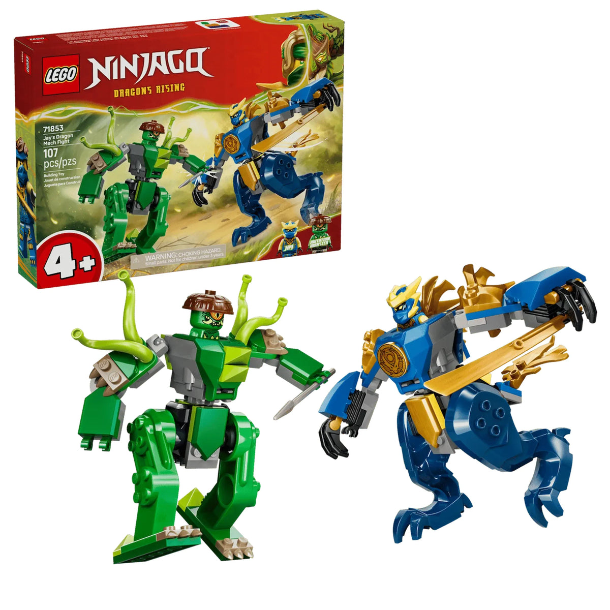 LEGO 71853 caja producto meca-dragón Jay minifiguras armas NINJAGO 4+ años
