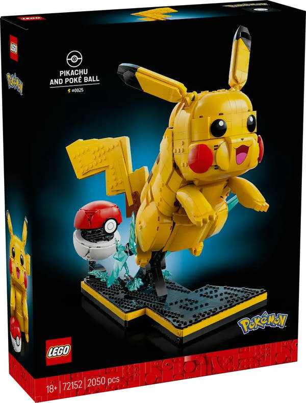 LEGO Pokémon Pikachu and Poké Ball 72152
