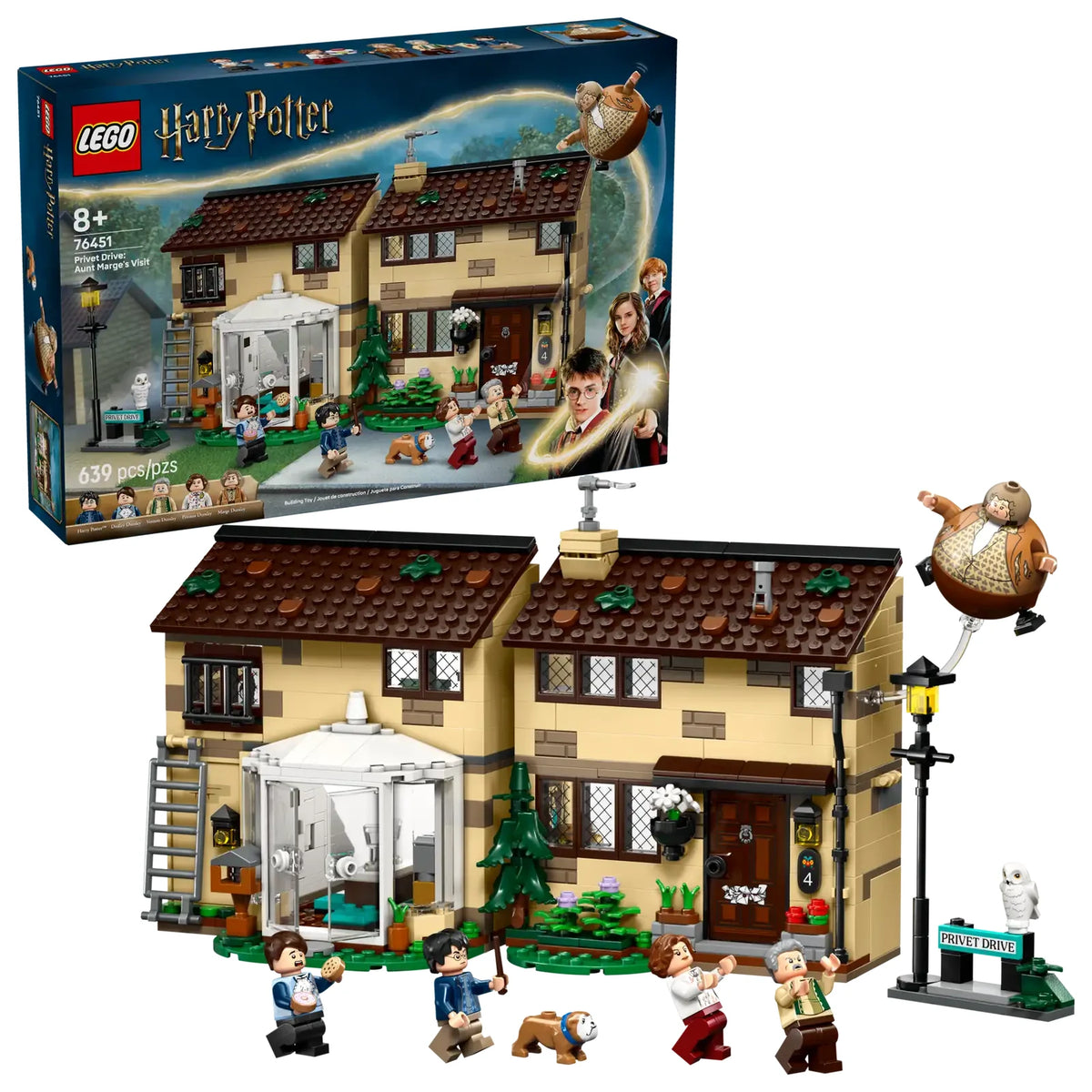 LEGO Harry Potter Privet Drive Casa Dursley Tía Marge (76451)