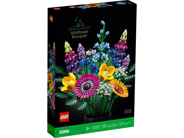ramo de flores lego 10313 ideal para decorar el hogar
