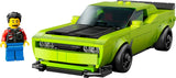 LEGO Speed Champions Dodge Challenger SRT Hellcat 77237 - Maqueta de 390 piezas con capó largo, rejilla frontal y tubo de escape doble
