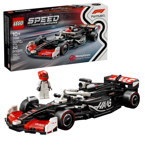 Caja del set LEGO Speed Champions 77250 con imagen del coche
