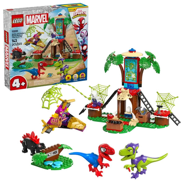 LEGO Spidey y Gobby: Batalla de Raptores Casa del Árbol (11200)