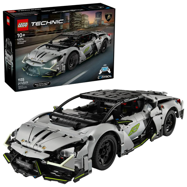 LEGO Technic 42214 Lamborghini Revuelto - Caja del superdeportivo teledirigido con luces y batería recargable
