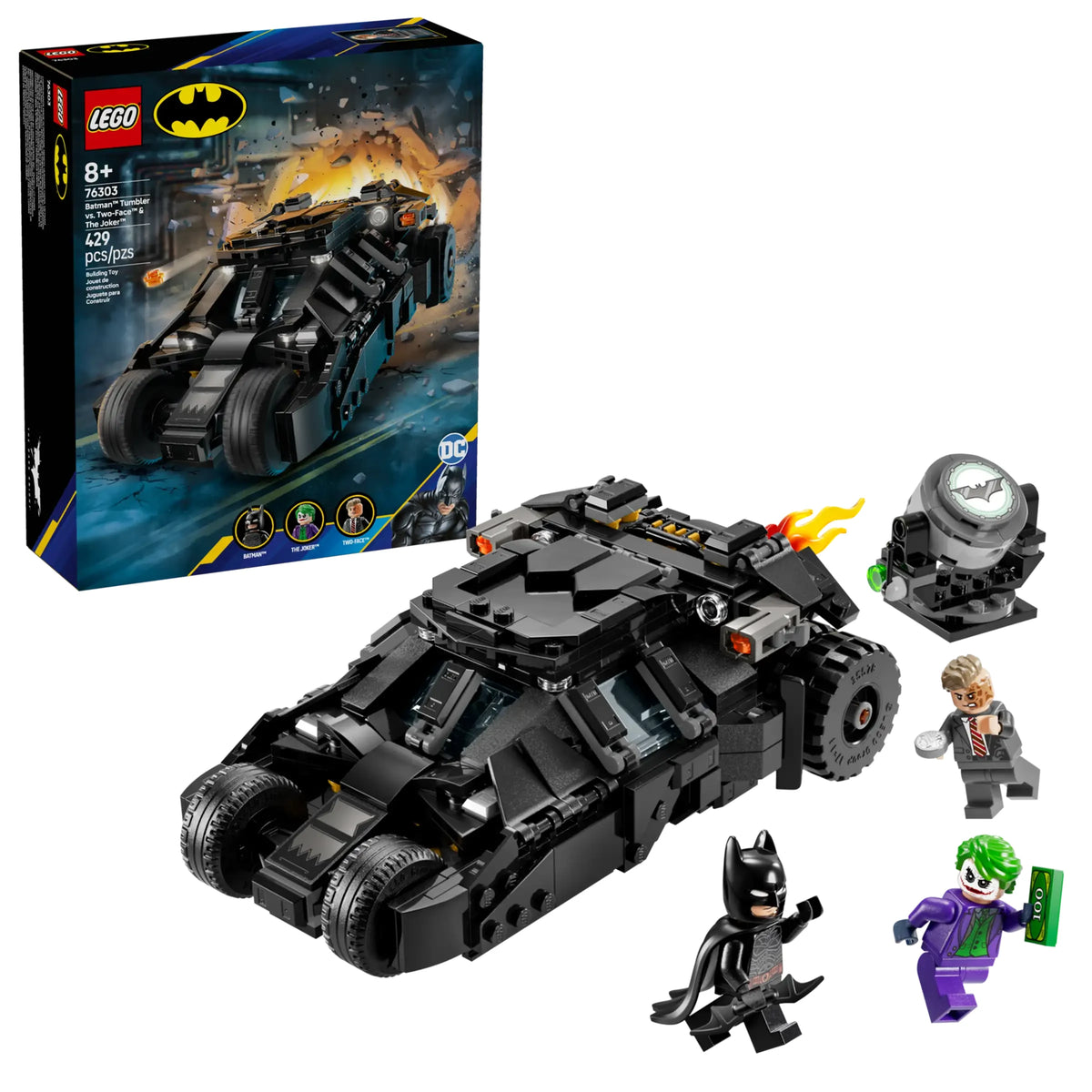 LEGO Tumbler de Batman™ vs. Two-Face™ y The Joker™ (76303)