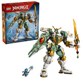 Caja y set LEGO NINJAGO 71860 robot Lloyd minifigura Maestro Hielo base
