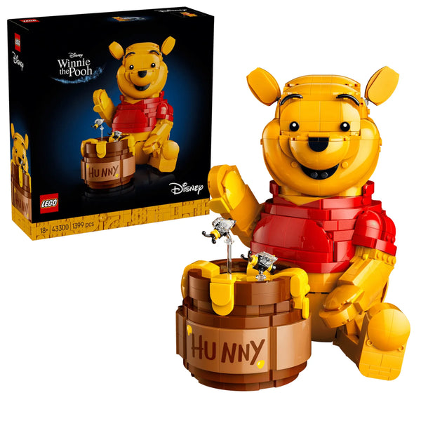 Caja y producto LEGO Disney Winnie the Pooh 43300 set coleccionable adultos
