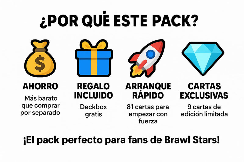 Panini Pack Brawl Stars Temporada 2 - Tin Box + Megapack + 8 Sobres + Regalo