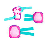 set de protecciones Moltó rosa talla M: 2 rodilleras, 2 coderas y 2 muñequeras (ref. 23209)