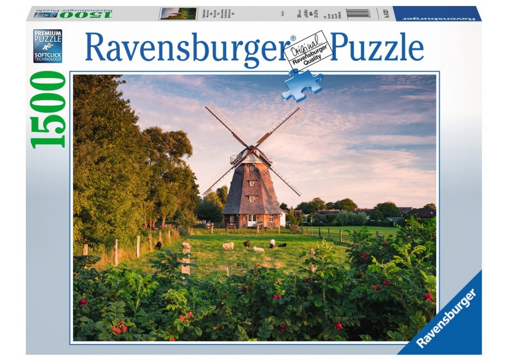 Ravensburger Puzzle 1500 Piezas Molino de Viento en el Mar Baltico 162239