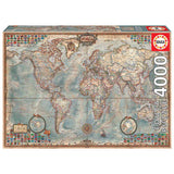 puzzle 4000 piezas Educa mapa político del mundo
