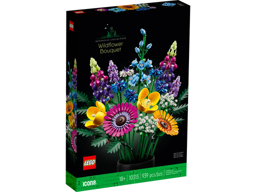 ramo de flores lego 10313 ideal para decorar el hogar
