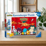 Ravensburger Puzzle 100 Piezas XXL Pokemon 10934 sobre una mesa de madera