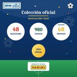 Infografía: colección oficial World Cup 2026 – 48 selecciones y 980 cromos