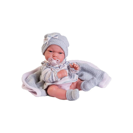 Baby Toneta toquilla punto — Muñecas Antonio Juan, ref. 60029 (vista 2)