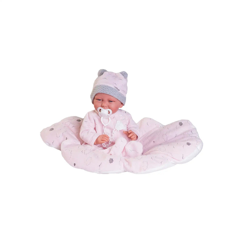 Recién Nacida Carla con cojín nubes — Muñecas Antonio Juan, ref. 33112 (vista 3)