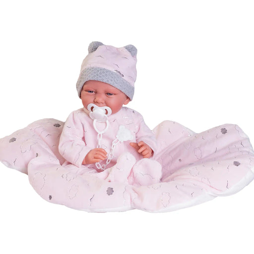 Recién Nacida Carla con cojín nubes — Muñecas Antonio Juan, ref. 33112 (vista 2)