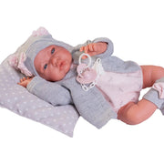 Recién Nacida Lúa con cojín y chaqueta — Muñecas Antonio Juan, ref. 33086 (vista 3)