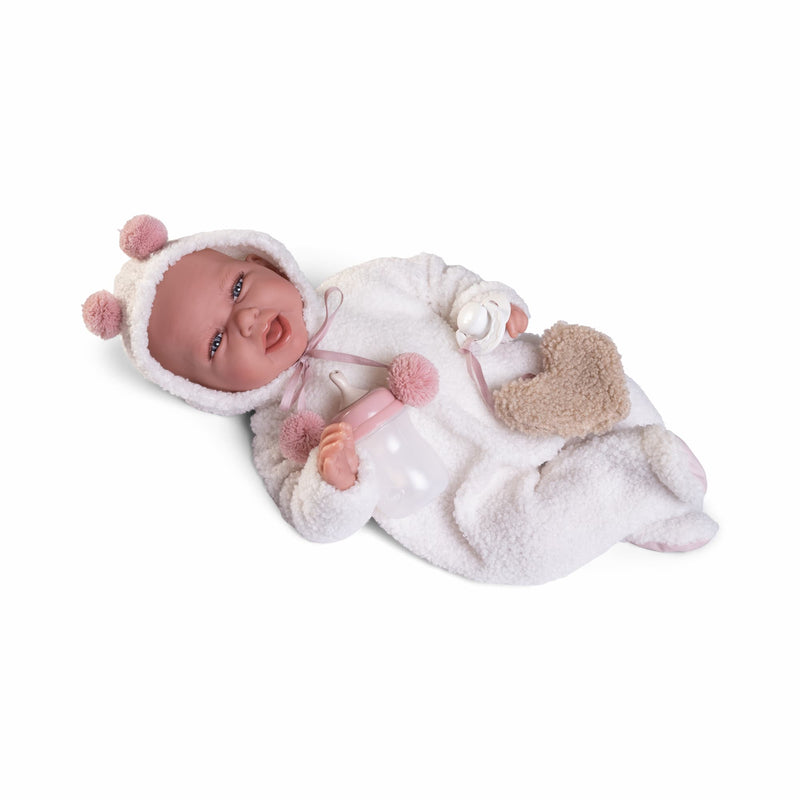 Recién Nacida con peso Carla peluche — Muñecas Antonio Juan, ref. 33369 (vista 4)