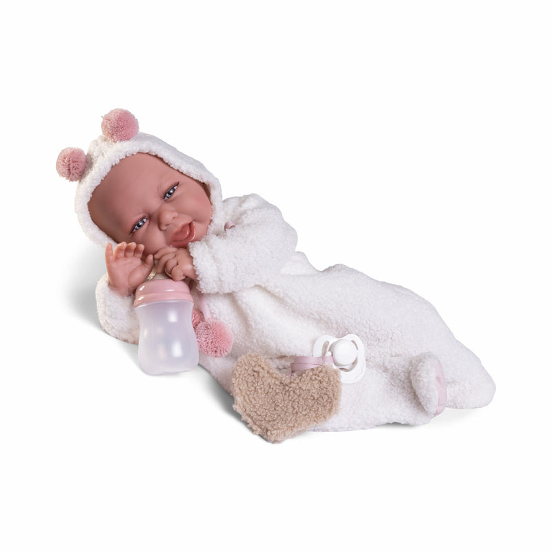 Recién Nacida con peso Carla peluche — Muñecas Antonio Juan, ref. 33369 (vista 3)
