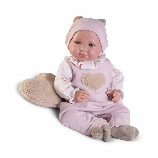 Recién Nacida con peso Luca con cojín corazón — Muñecas Antonio Juan, ref. 33370 (vista 2)
