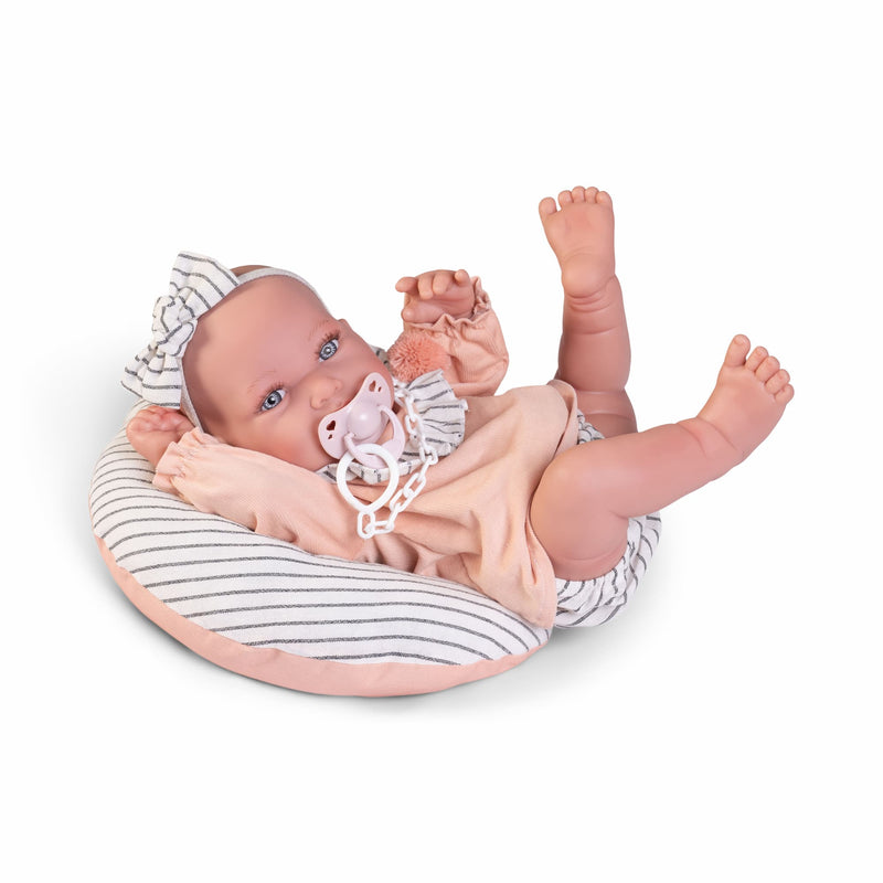 Recién Nacida Pipa con cojín lactancia parejita — Muñecas Antonio Juan, ref. 50412 (vista 3)