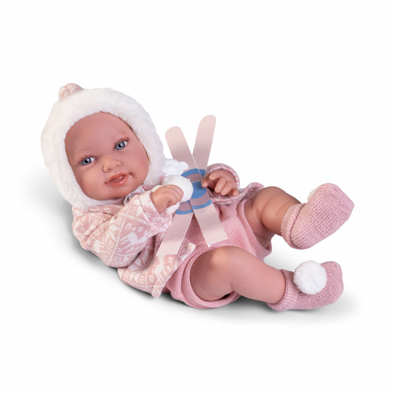Recién Nacida Pipa esquiadora — Muñecas Antonio Juan, ref. 50406 (vista 2)