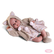 Recién Nacido Luca con chaqueta borreguillo — Muñecas Antonio Juan, ref. 33362 (vista 3)