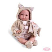 Recién Nacido Luca con chaqueta borreguillo — Muñecas Antonio Juan, ref. 33362 (vista 2)