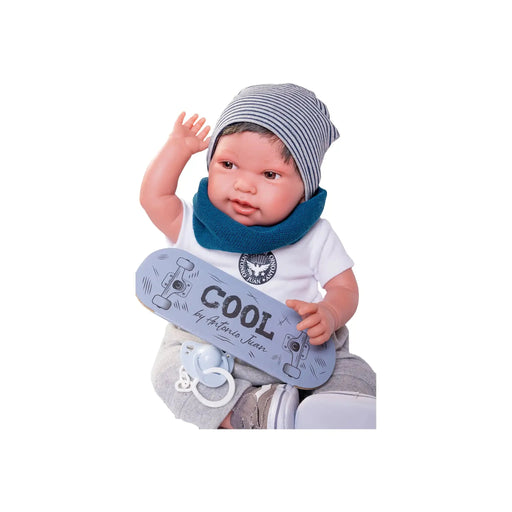 Recién Nacido Pipo skater — Muñecas Antonio Juan, ref. 33235 (vista 2)