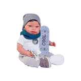 Recién Nacido Pipo skater — Muñecas Antonio Juan, ref. 33235 (vista 4)