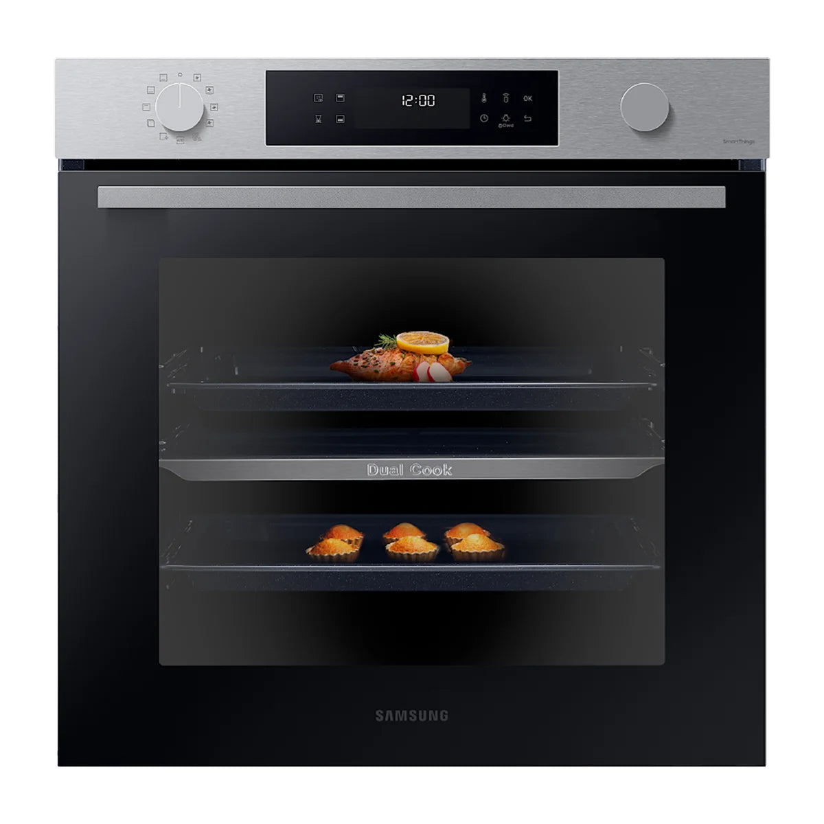Horno pirolítico Samsung NV7B4430ZAS/U1 76 L Dual Cook