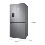 Frigorífico Americano Samsung RF48A401EM9 488L Inox · vista 2