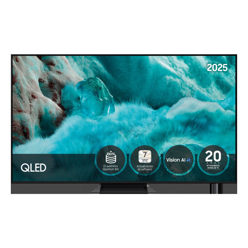Samsung TQ75Q7F5 televisor QLED 75 pulgadas 4K UHD Smart TV, vista frontal