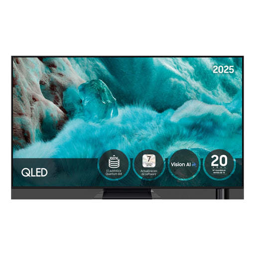 Samsung TQ75Q7F5 televisor QLED 75 pulgadas 4K UHD Smart TV, vista frontal