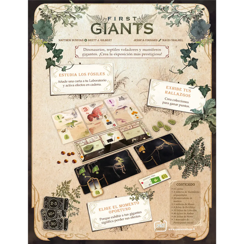 First Giants – Juego de Mesa de Paleontología (SCNJC01ES)
