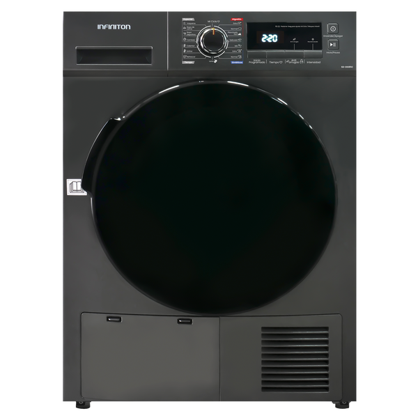 Secadora Infiniton SD-DG85C 8 kg Dark Inox - vista frontal