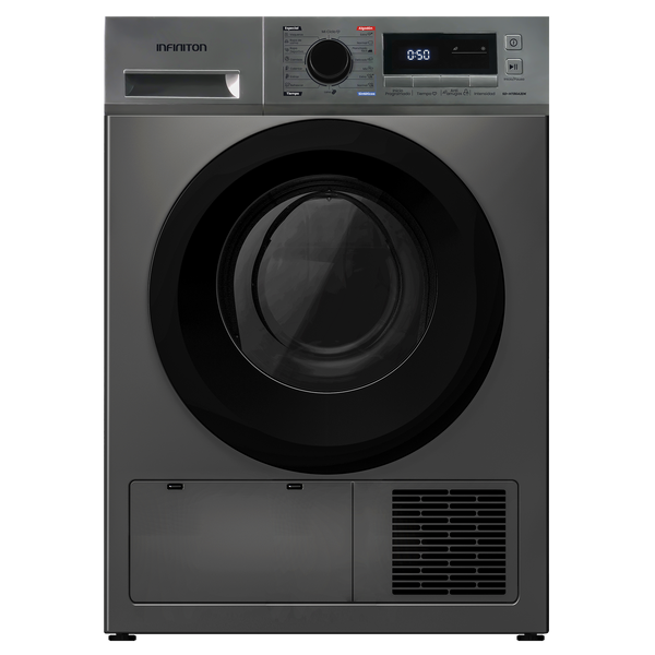 Secadora Infiniton SD-HT86A2DK 8 kg Dark Inox - vista frontal