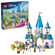 set lego disney princess cenicienta con carroza y caballos
