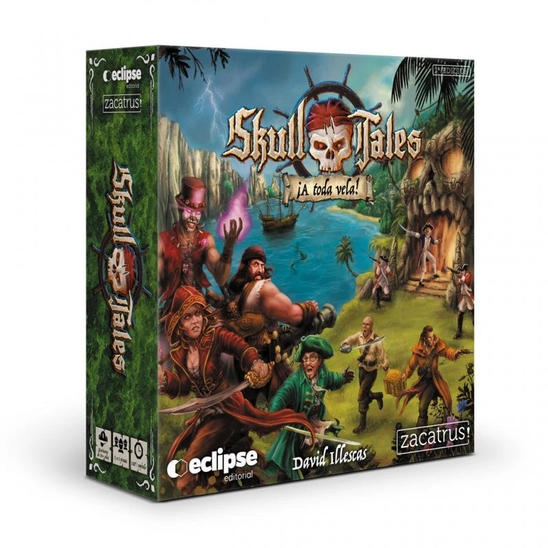 Caja de Skull Tales: ¡A toda vela!, juego base en español de Eclipse Editorial