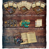 Skull Tales: ¡Oh Capitán, mi Capitán!, cartas y fichas de la expansión