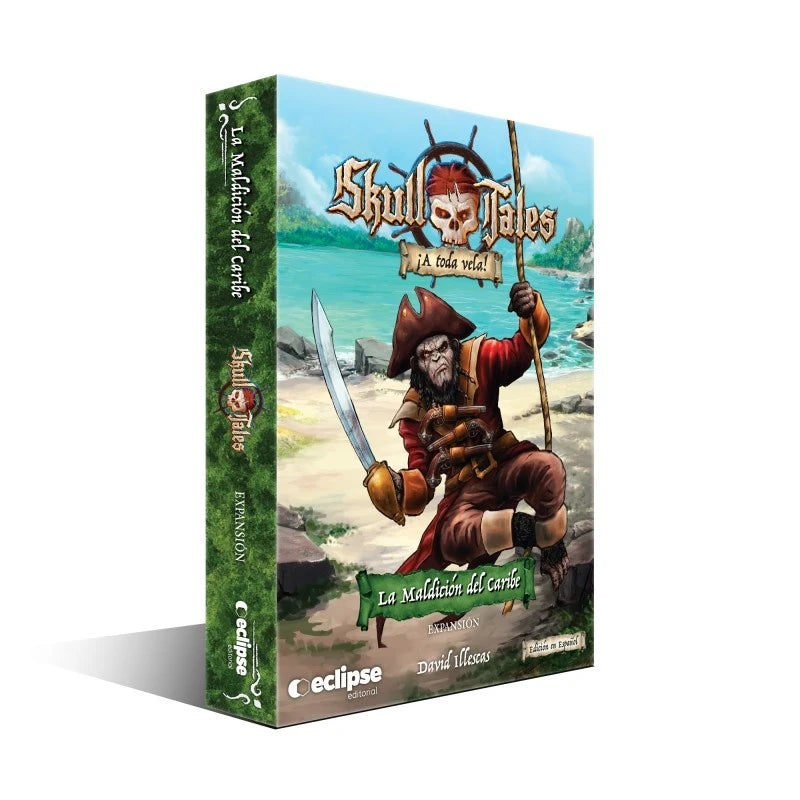 Caja de Skull Tales: La maldición del Caribe, expansión en español
